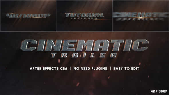 Cinematic Trailer V.3 - VideoHive 42644908