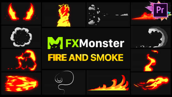 Fire And Smoke - VideoHive 26467486