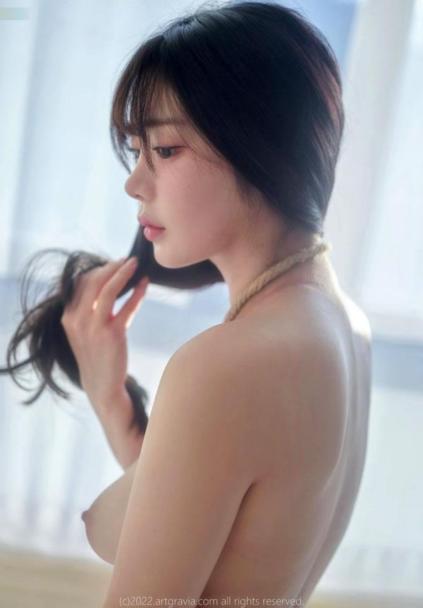 长发美女Wuyo室内SM绳艺无圣光写真2(17)