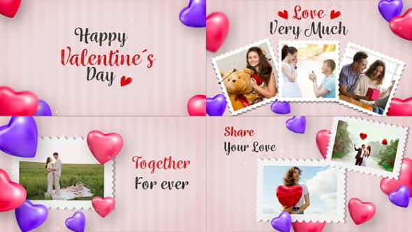 Valentine Day Slideshow - VideoHive 35755230