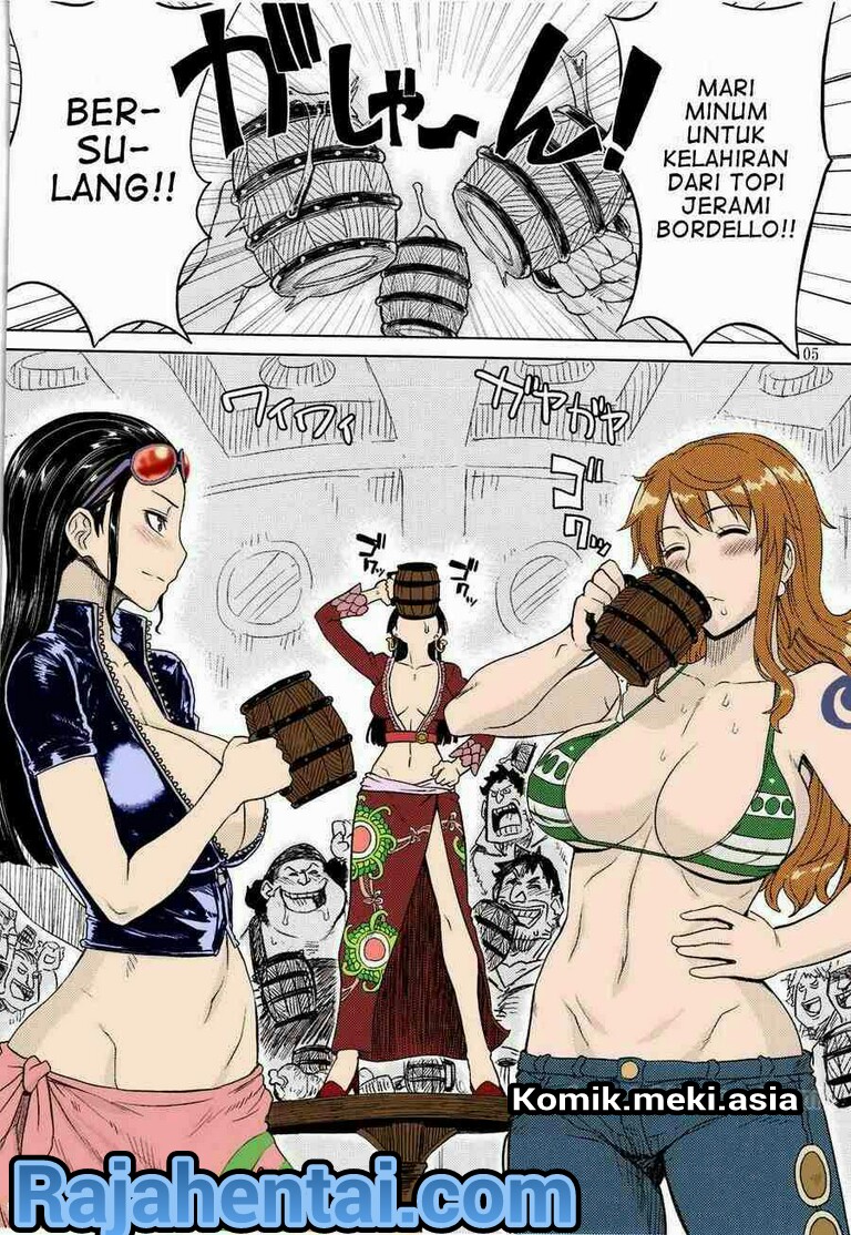 Komik Hentai ONE PIECE - Pesta Sex Nami, Robin dan Hancock Manga Sex Porn Doujin XXX Bokep 04