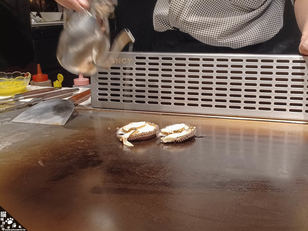 南非活鮑魚 主餐 Oui 56 法式鐵板燒 台北 餐廳