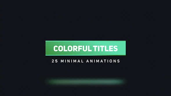 Colorful Titles 2 - VideoHive 16618113