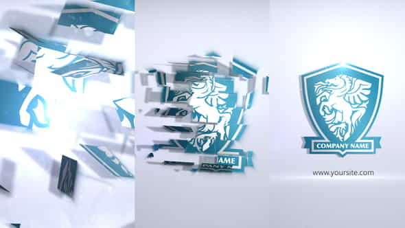 Crystal Parts Logo Sting - VideoHive 25135182