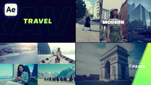 Slideshow Travel Slideshow - VideoHive 56074079