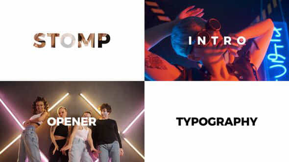 Stomp Typography Premiere Pro - VideoHive 50229220