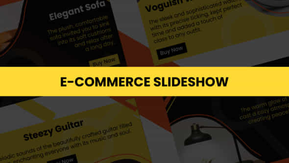 E-Commerce Slideshow - VideoHive 44475758