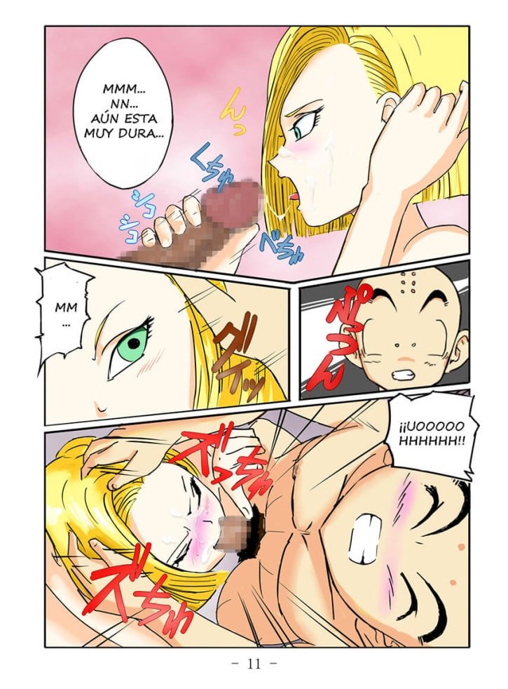 Krillin x Androide 18 Hentai - 10