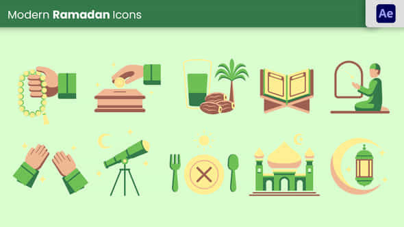 Ramadan Element Pack - VideoHive 56763713