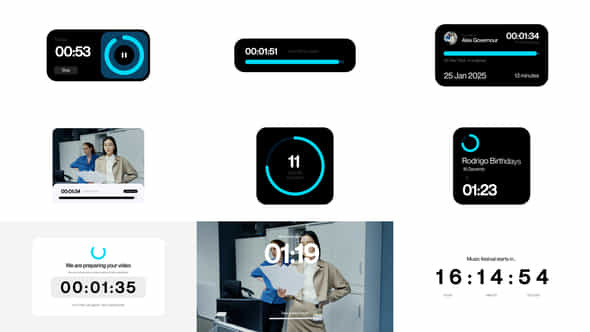 Countdown Timer Pack - VideoHive 56361364