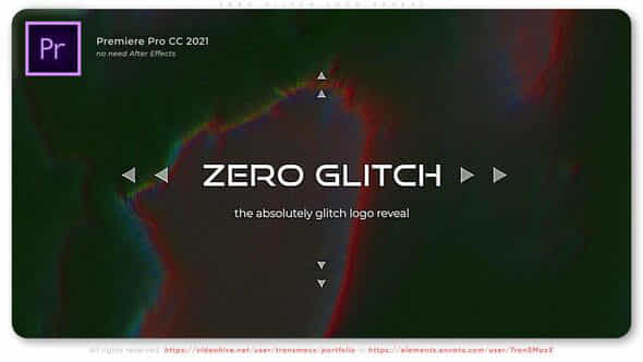Zero Glitch Logo - VideoHive 40473003