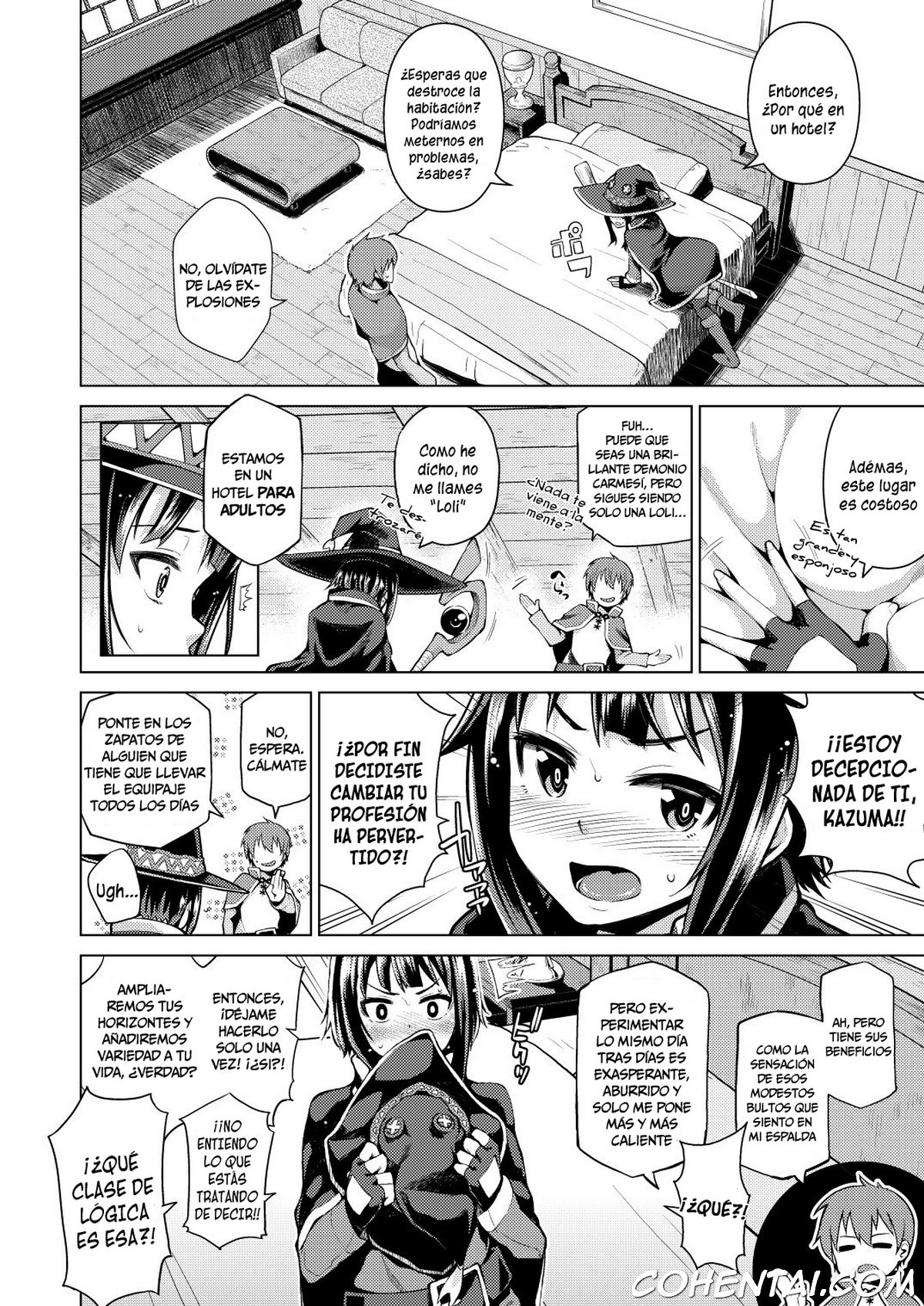 Kono Bakuretsu Musume ni Ecstasy o! (Kono Subarashii Sekai ni Syukufuku o!) xxx comics manga porno doujin hentai español sexo 