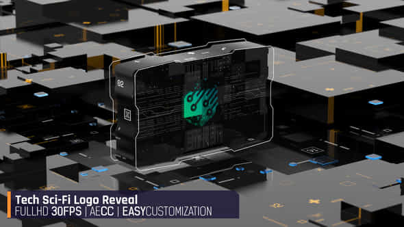 Tech Scifi Logo Reveal - VideoHive 52582778