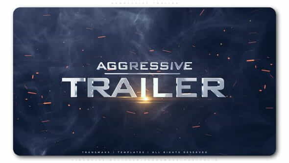 Aggressive Trailer - VideoHive 25369942