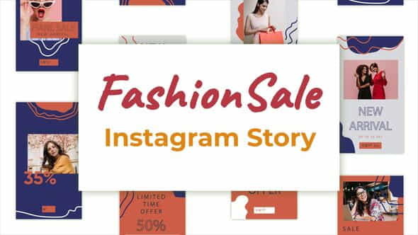 Fashion Sale Instagram Story Pack - VideoHive 34308684