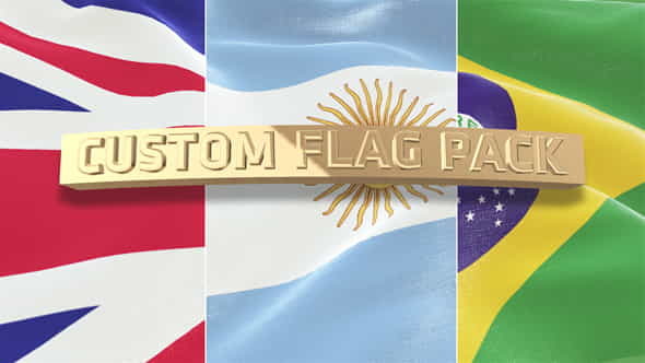 Custom Flag Pack - VideoHive 15965450