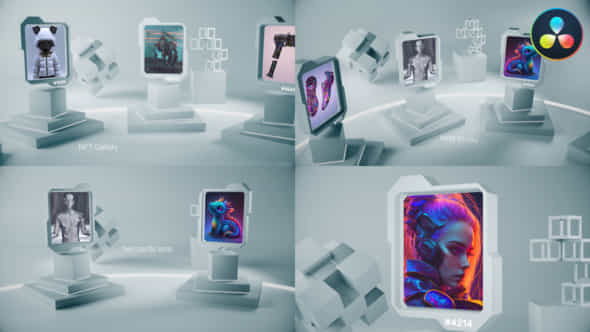 NFT Gallery Cards - VideoHive 47231107
