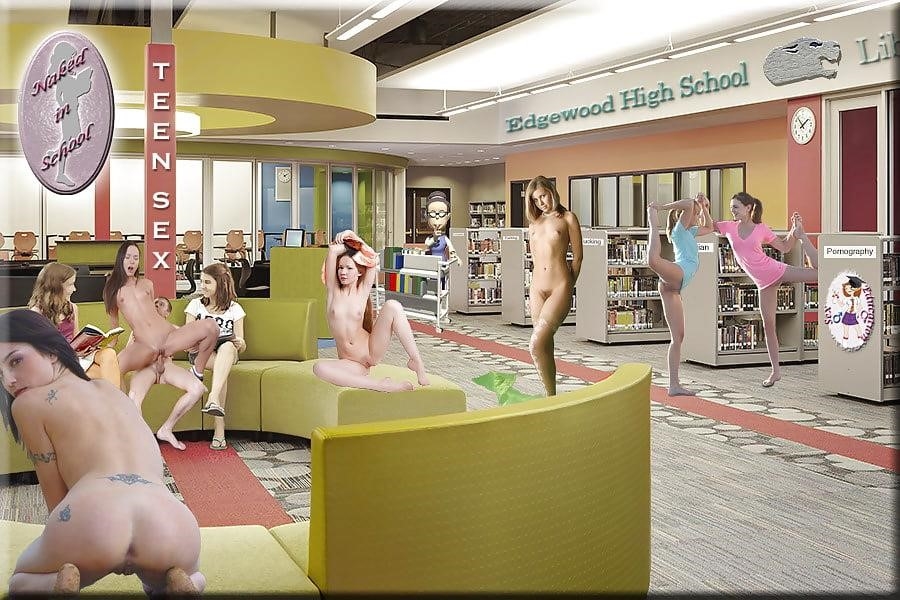 Naked in school porn-5192
