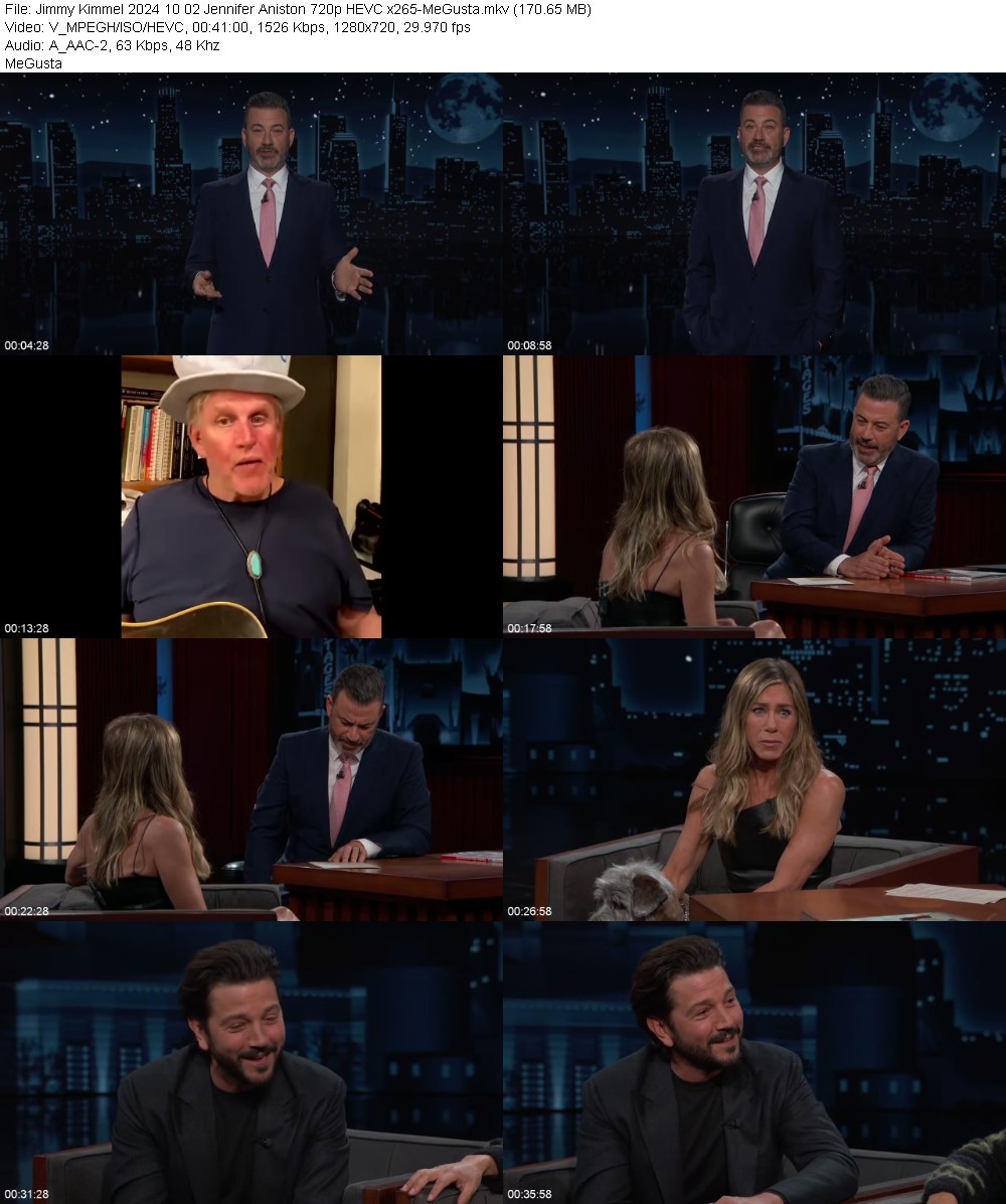 Jimmy Kimmel 2024 10 02 Jennifer Aniston 720p HEVC x265-MeGusta