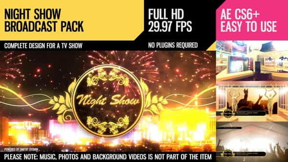 Night Show (Broadcast Pack) - VideoHive 4142862