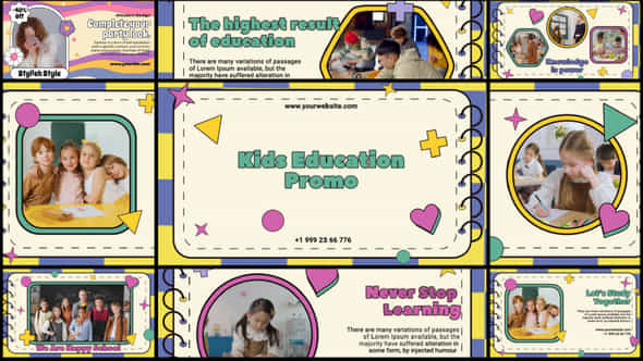 Kids Education Promo - VideoHive 47629857