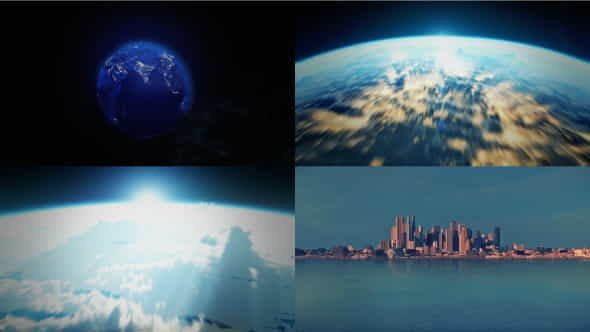 Earth Zoom - VideoHive 15312373