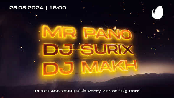 Summer Party Promo Mogrt - VideoHive 52139631