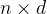 eq?n%5Ctimes%20d