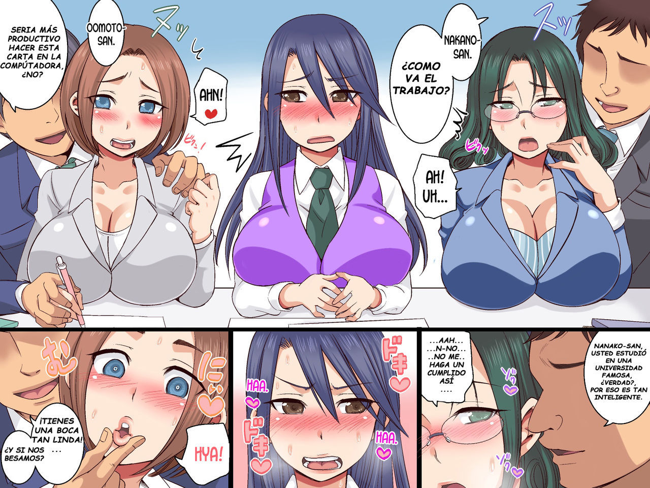 [Sakura no Hanabira] Sekuhara OK Gaisha Soushuuhen [Spanish]