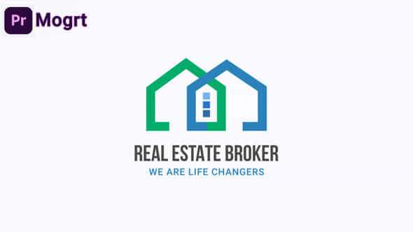Real Estate Logo 08 Mogrt - VideoHive 50332452