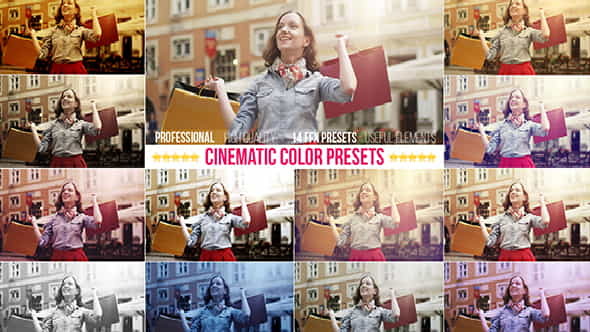 Cinematic Color Presets - VideoHive 15258791