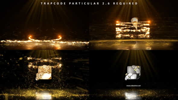 Glowing Particle Logo - VideoHive 12432013