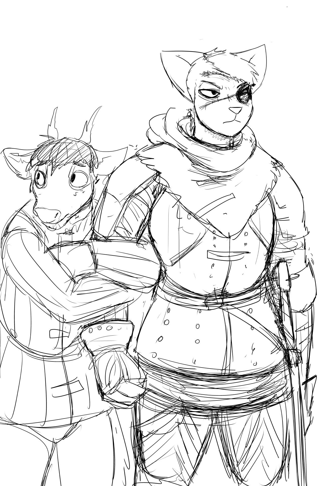 cat knight and deer prince - 41