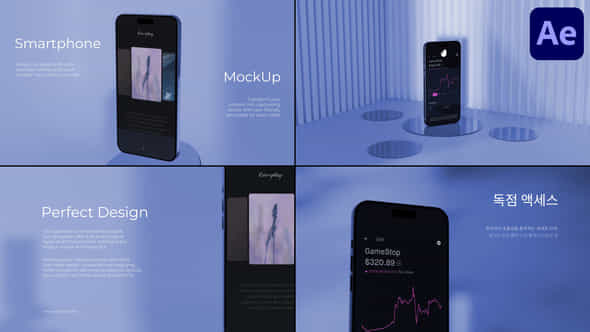 Smartphone Mock Up For After Effects - VideoHive 53978346