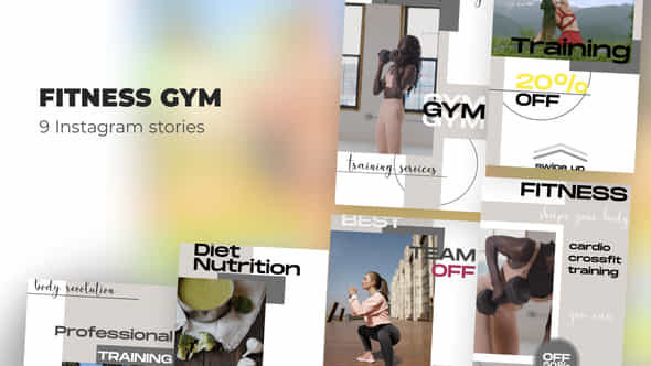 Fitness gym - - VideoHive 39985714