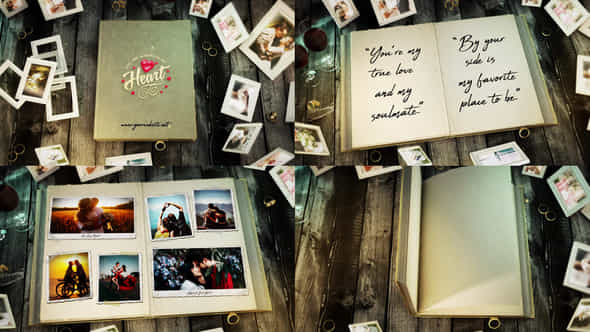 Romantic Book Unveil - VideoHive 56490137