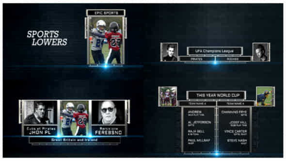 Sports Lower Thirds - VideoHive 16645388