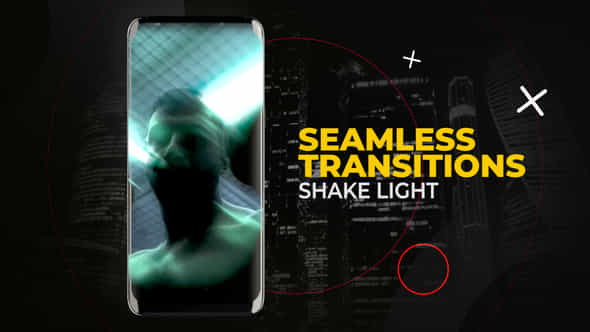 Vertical Shake Light Transitions After Effects - VideoHive 54254346