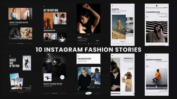 Instagram Fashion Stories - VideoHive 39185079