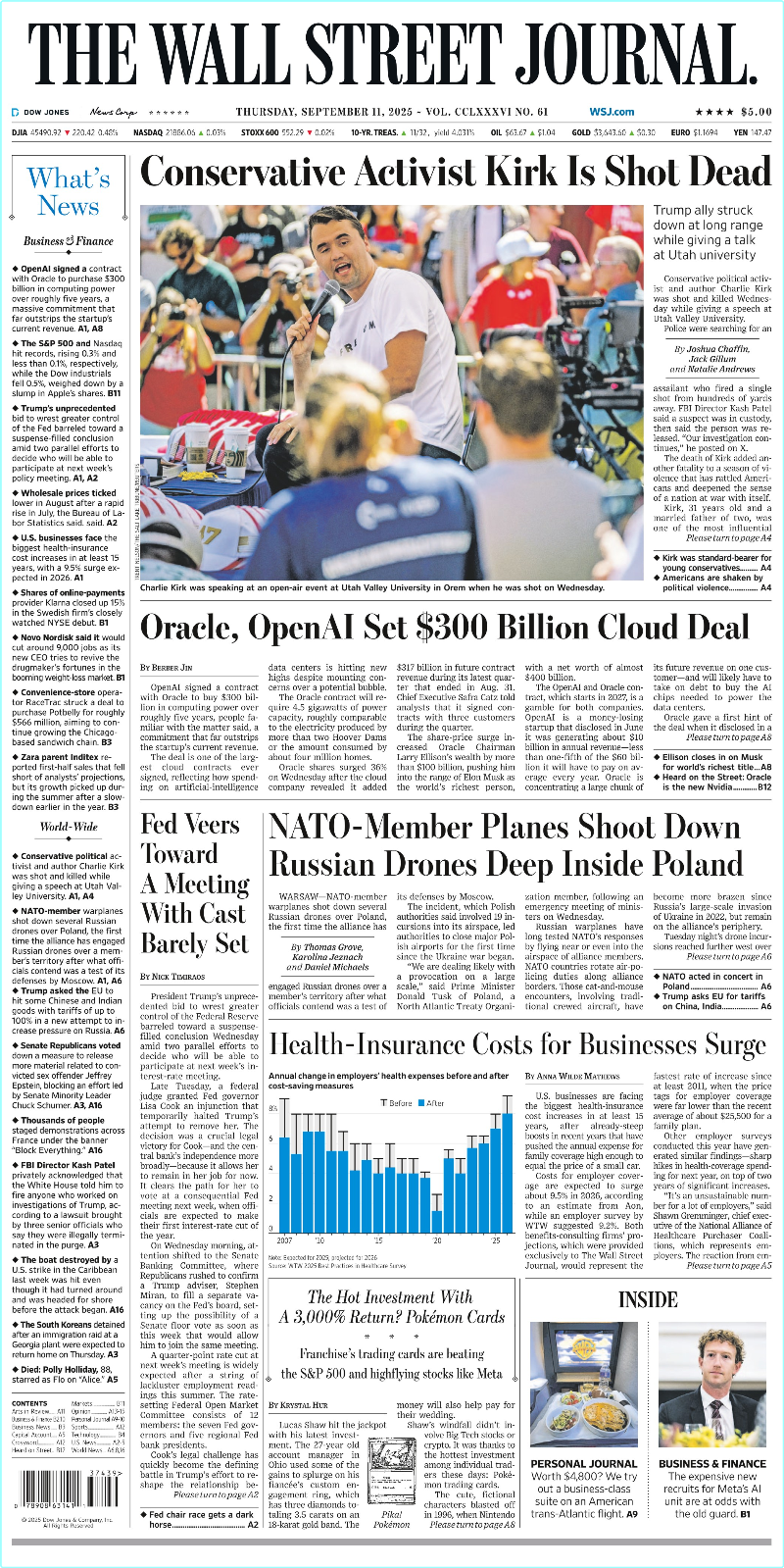 The Wall Street Journal September 11-2025