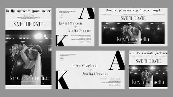 Fontaine Wedding Invitation - VideoHive 53948572