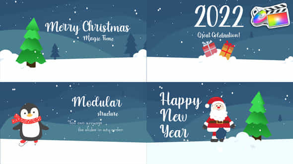 Christmas Greetings Scenes - VideoHive 41808229