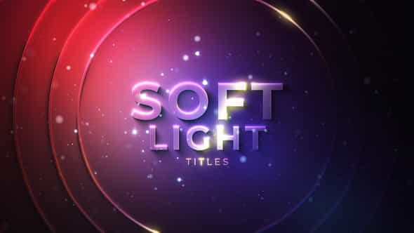 Soft Light Titles - VideoHive 28585902