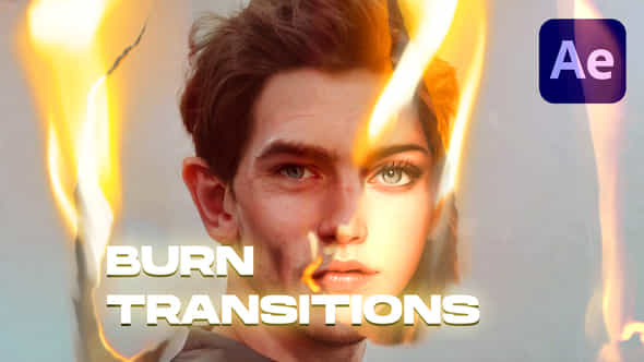 Burn Transitions - VideoHive 47367845