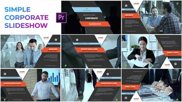 Simple Corporate Slideshow - Premiere - VideoHive 23237960