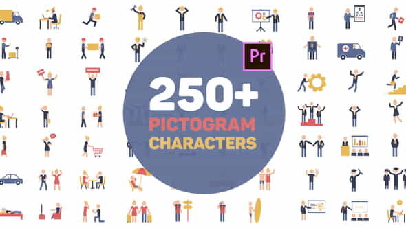 Pictogram Characters - VideoHive 30710206