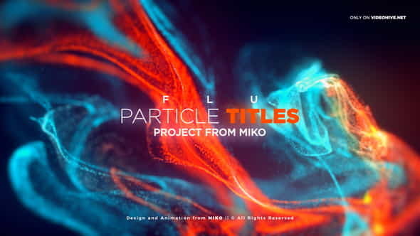 FLU - Particles Titles - VideoHive 23098044