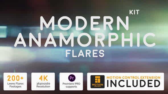 Modern Anamorphic Flares - VideoHive 25575409