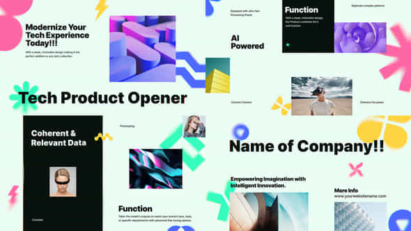 Tech Product Opener - VideoHive 53922484