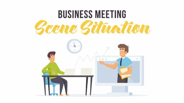 Business meeting - Scene Situation - VideoHive 28256278